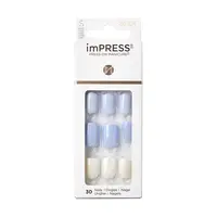 KISS Samolepící nehty imPRESS Nails Lavender Whisper 30 ks