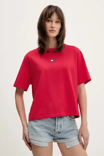 Tommy Jeans tričko bavlnené