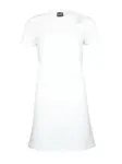 EA7 Emporio Armani Šaty  béžová / biela
