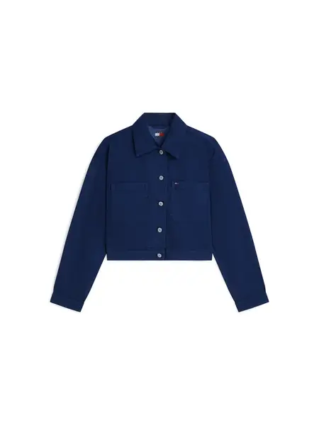 Tommy Jeans Prechodná bunda  tmavomodrá