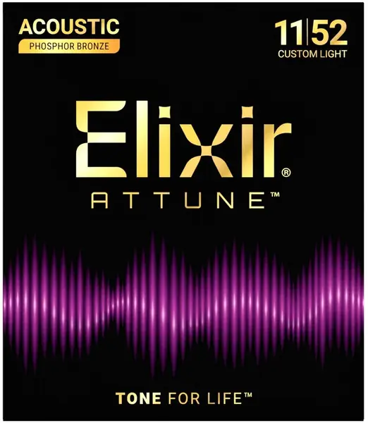 Elixir ATTUNE Phosphore Bronze Custom light