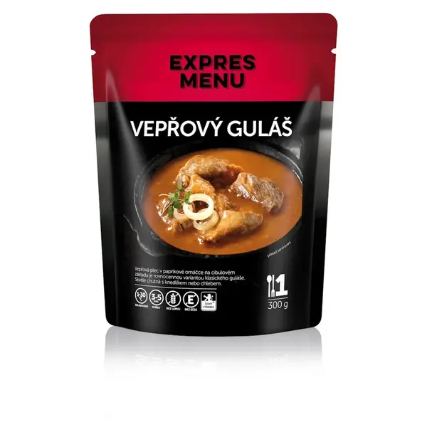 EXPRES MENU Vepřový guláš bez lepku 1 porce