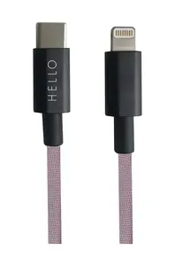 Design Letters  Nabíjecí kabel USB-C  Lightning 1m