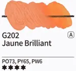 Kvašové barvy Mijello – 202 Jaune Brilliant