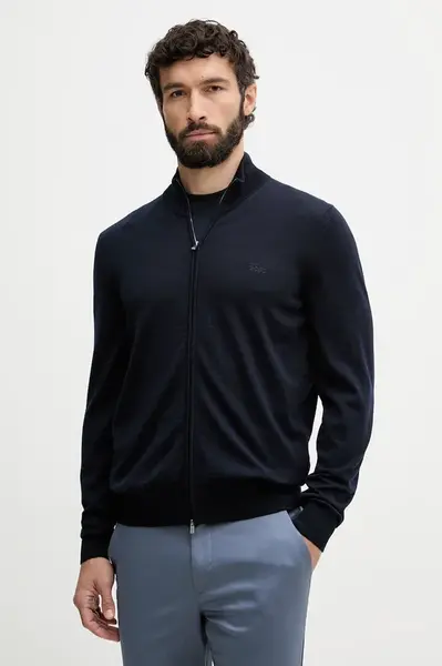 BOSS ozepínací svetr pánský vlněný H-Balonso-L