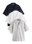 Next Košeľa  sivá / čierna / biela