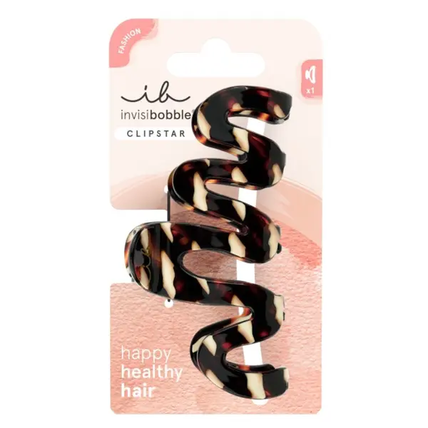 Velký skřipec do vlasů Invisibobble Clipstar L Cacao Cream - kakaově hnědý + dárek zdarma