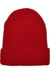 Recycled Waffle Knit Beanie Red