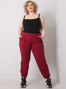 Sweatpants-RV-DR-6331.86-burgundy