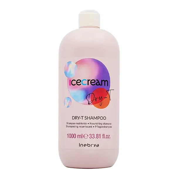 Hydratační šampon na suché a krepovité vlasy Inebrya Ice Cream Dry-T Shampoo - 1000 ml (771026321) + dárek zdarma