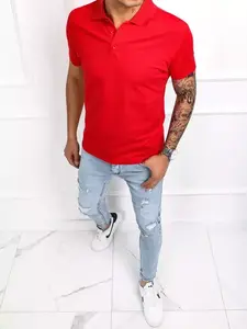 Pánské tričko s límcem DStreet Red