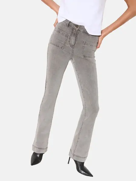 Friends Like These Džínsy  sivý denim