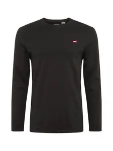 LEVI'S ® Tričko 'LS Housemark Tee'  čierna