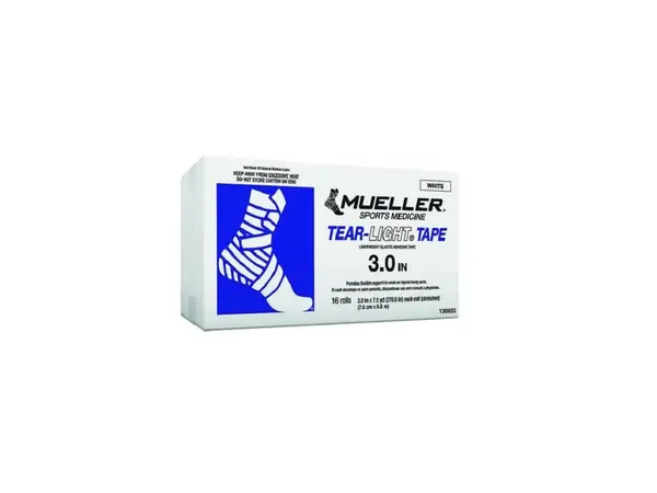 Mueller Tear-Light® Tape, bílá, 7,6 cm x 6,8 m, 16 ks