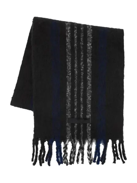 Pull&Bear Šál  tmavomodrá / sivá / čierna