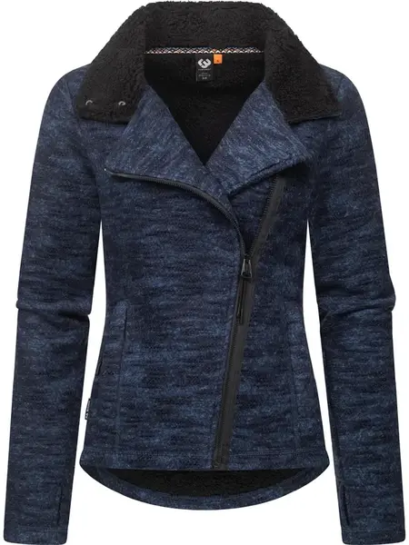 Ragwear Flisová bunda 'Saskie'  modrá melírovaná