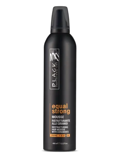 Obnovující pěna s ceramidy Black Equal Strong - 400 ml (03036) + dárek zdarma