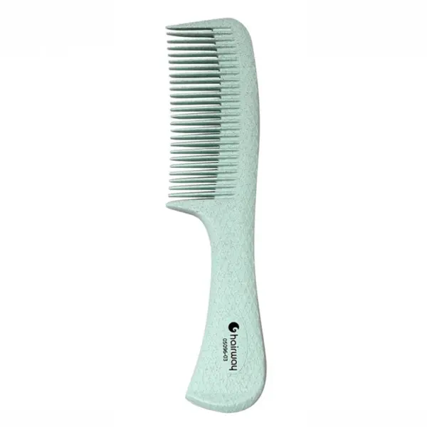 Hřeben na vlasy z organického materiálu Hairway Organica Ecoline - modrý (05096-03)