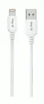 Kabel iPEAX TPU USB-A / LIGHTNING 1M, USB 2.0, bílá