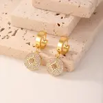 Geometric Hoop Earrings with High-end and Elegant Style