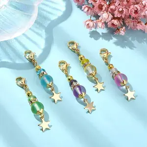 Synthetic Moonstone Pendant Decorations