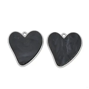 Valentine's Day Alloy with Acrylic Pendants