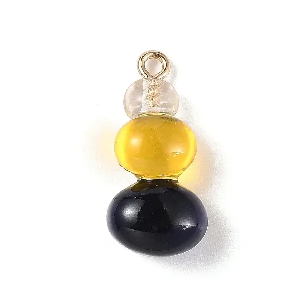 Three Color Resin Pendants