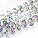 Electroplat Glass Beads Strands