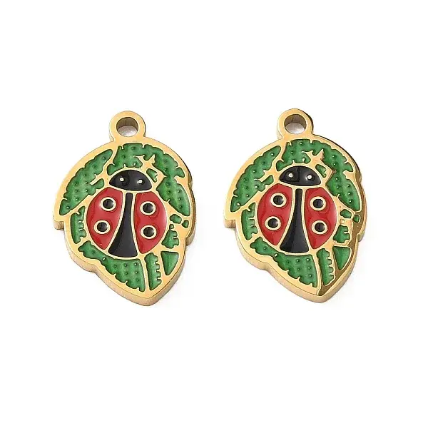 304 Stainless Steel Enamel Pendants
