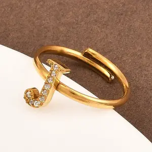 304 Stainless Steel Micro Pave Cubic Zirconia Cuff Open Rings