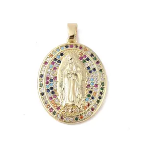 Brass Cubic Zirconia Pendants