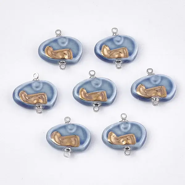 Handmade Porcelain Links connectors