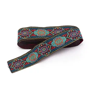 Ethnic Style Embroidery Polyester Ribbons