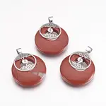 Natural Red Jasper Pendants