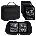 Polyester Jewelry Organizer Bags with Handles and PVC Sheet Inside