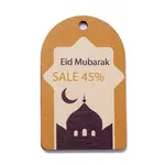 Eid Mubarak Theme Wood Pendants