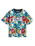 Next Tričko 'Sonic'  modrá / červená / čierna / biela