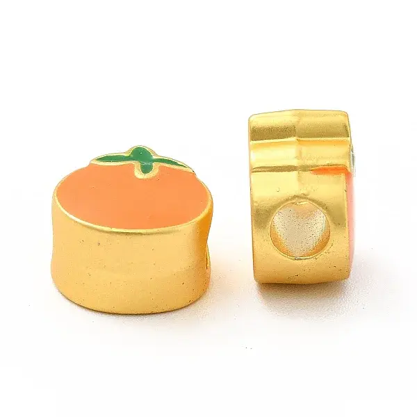 Rack Plating Alloy Enamel Beads