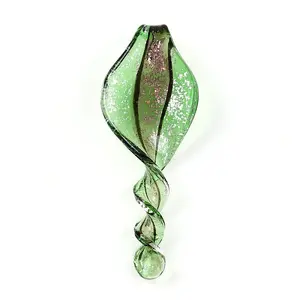 Handmade Gold Sand Lampwork Big Pendants
