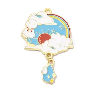 Alloy Enamel Big Pendants