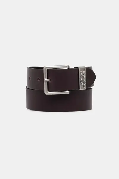 Armani Exchange pásek pánský kožený