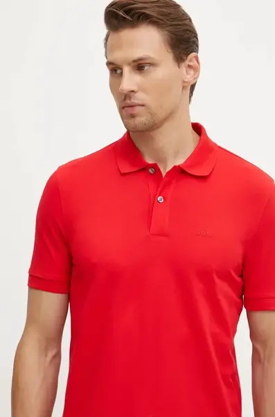 BOSS  Bavlněné polo tričko  Pallas