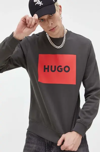 HUGO  Bavlnená mikina