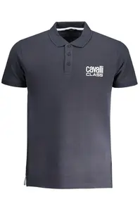 CAVALLI CLASS pánské polo triko modré