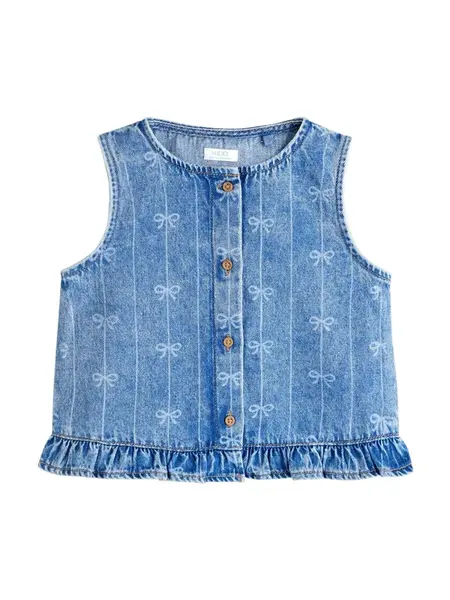 Next Vesta  modrá denim / svetlomodrá