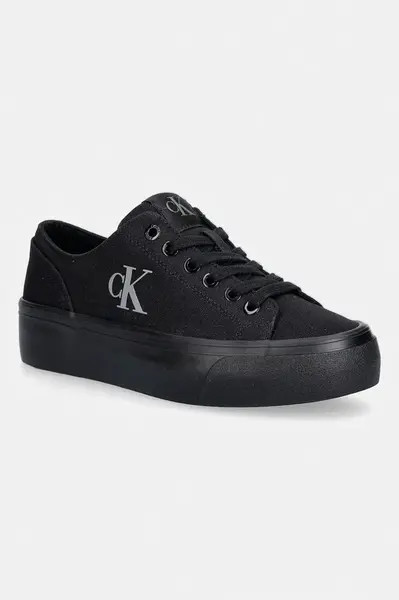 Calvin Klein  VULC FLATFORM LOW CANVAS MG tenisky dámské