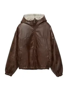 Pull&Bear Prechodná bunda 'CAZADORA'  hnedá