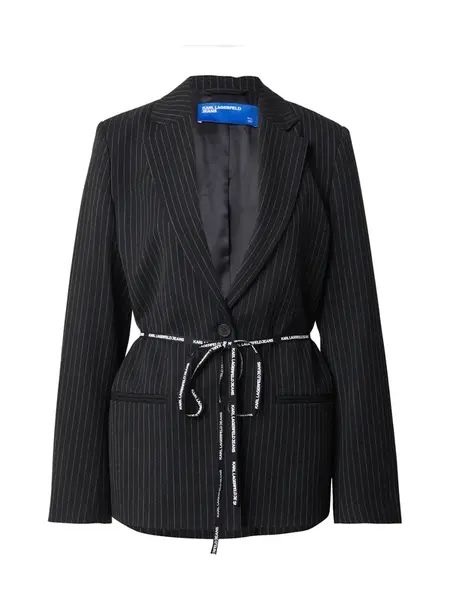 KARL LAGERFELD JEANS Blejzer  čierna / biela