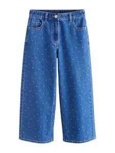 Next Džínsy  modrá denim / biela