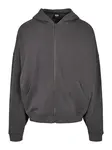 Urban Classics Tepláková bunda  tmavosivá
